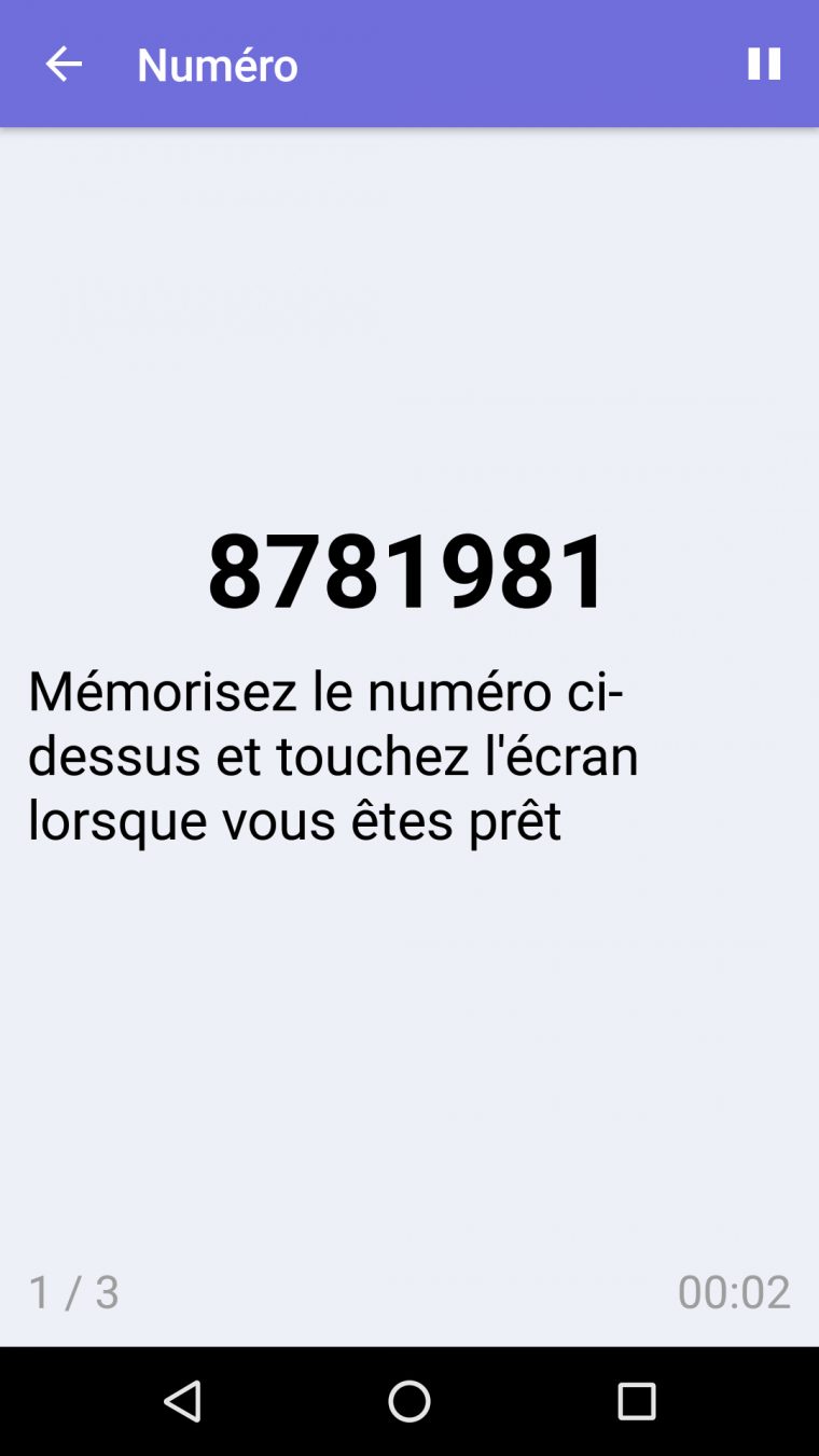 Numéro : Jeu De Mémoire Gratuit Pour Iphone & Android à Jeu De Memoire Gratuit