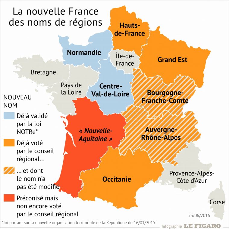 Occitanie, Nouvelle-Aquitaine: Discordes Autour Des concernant Nouvelle Region France