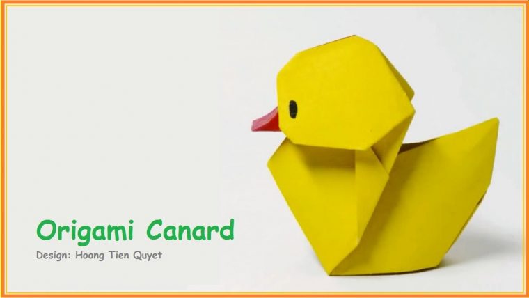 Origami Facile Animaux – Origami Canard | Origami Facile concernant Origami Canard