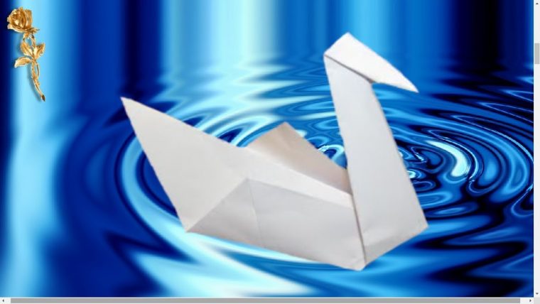 Origami Facile : 🦢 Cygne ❤️ avec Origami Facile A Faire En Français