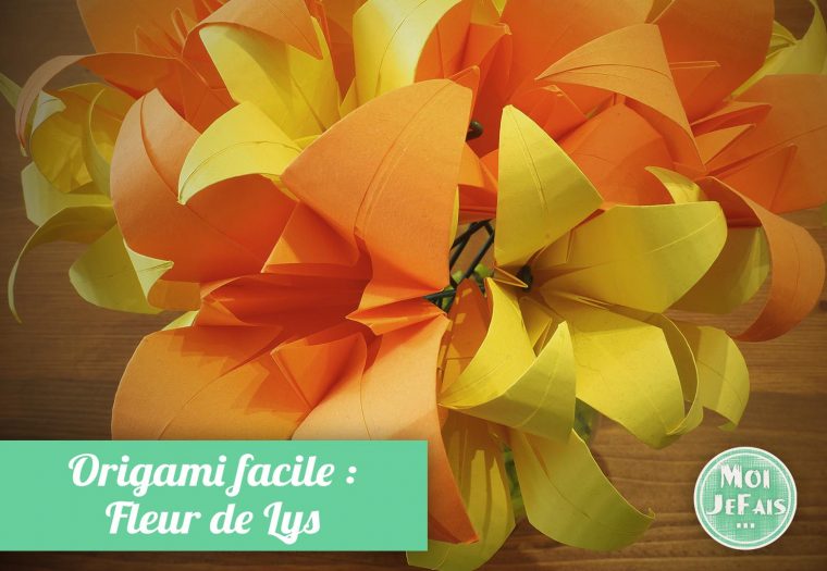 Origami Facile : La Fleur De Lys – Un Bouquet À Offrir À Qui concernant Origami Rose Facile A Faire