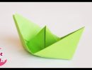 Origami: Le Petit Bateau En Papier Plié à Origami Petit Bateau