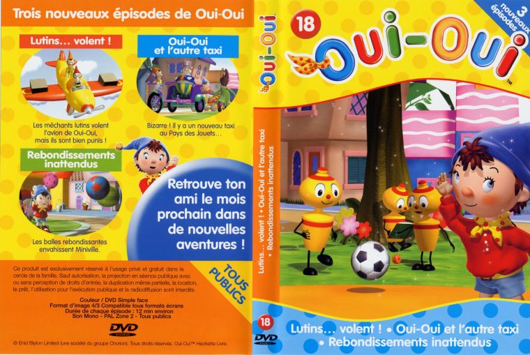 Oui Oui Vol 18 – Jaquette Dvd Sur Degaine serapportantà Avion De Oui Oui