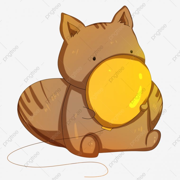 Ours Brun Ballon Jaune Mignon Petit Animal Ours De Dessin à Petit Ours Brun Dessin Animé Gratuit