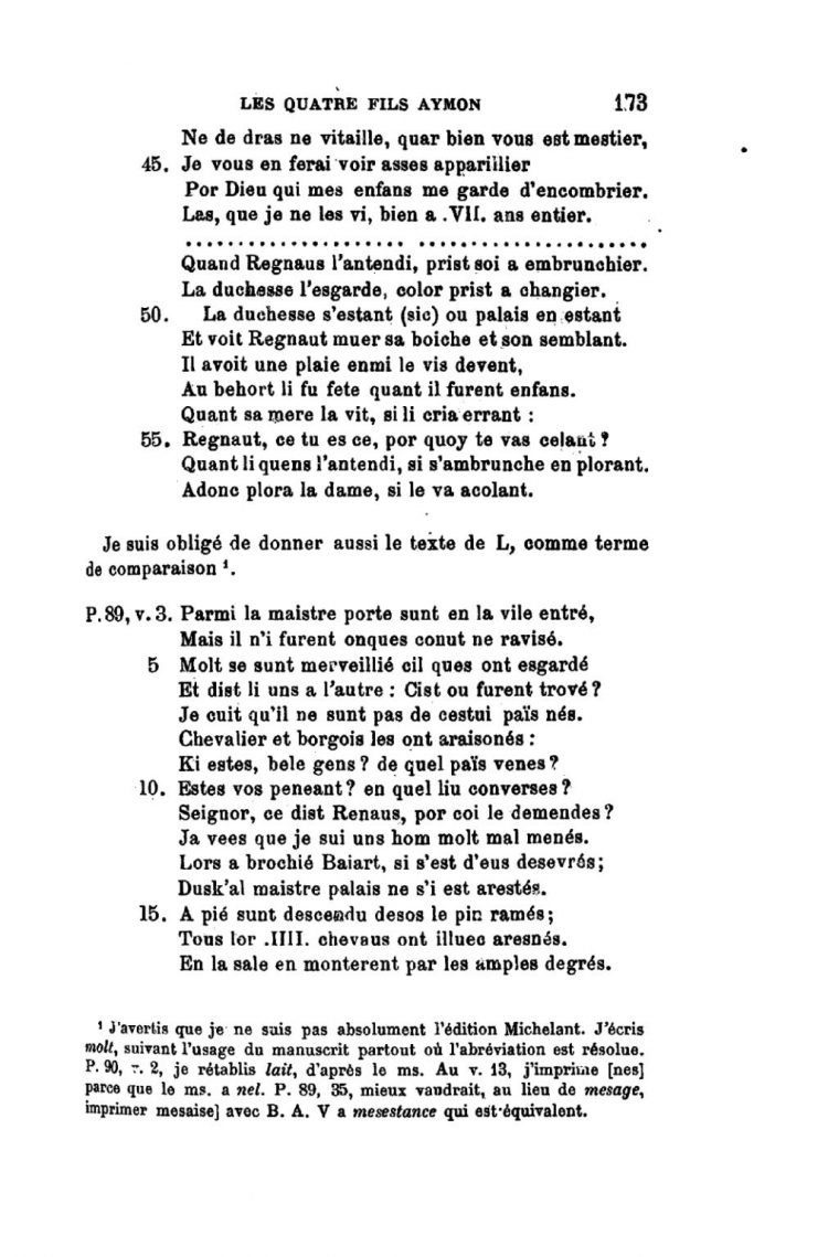 Page:castets – La Chanson Des Quatre Fils Aymon, 1909.djvu pour Chanson A Imprimer