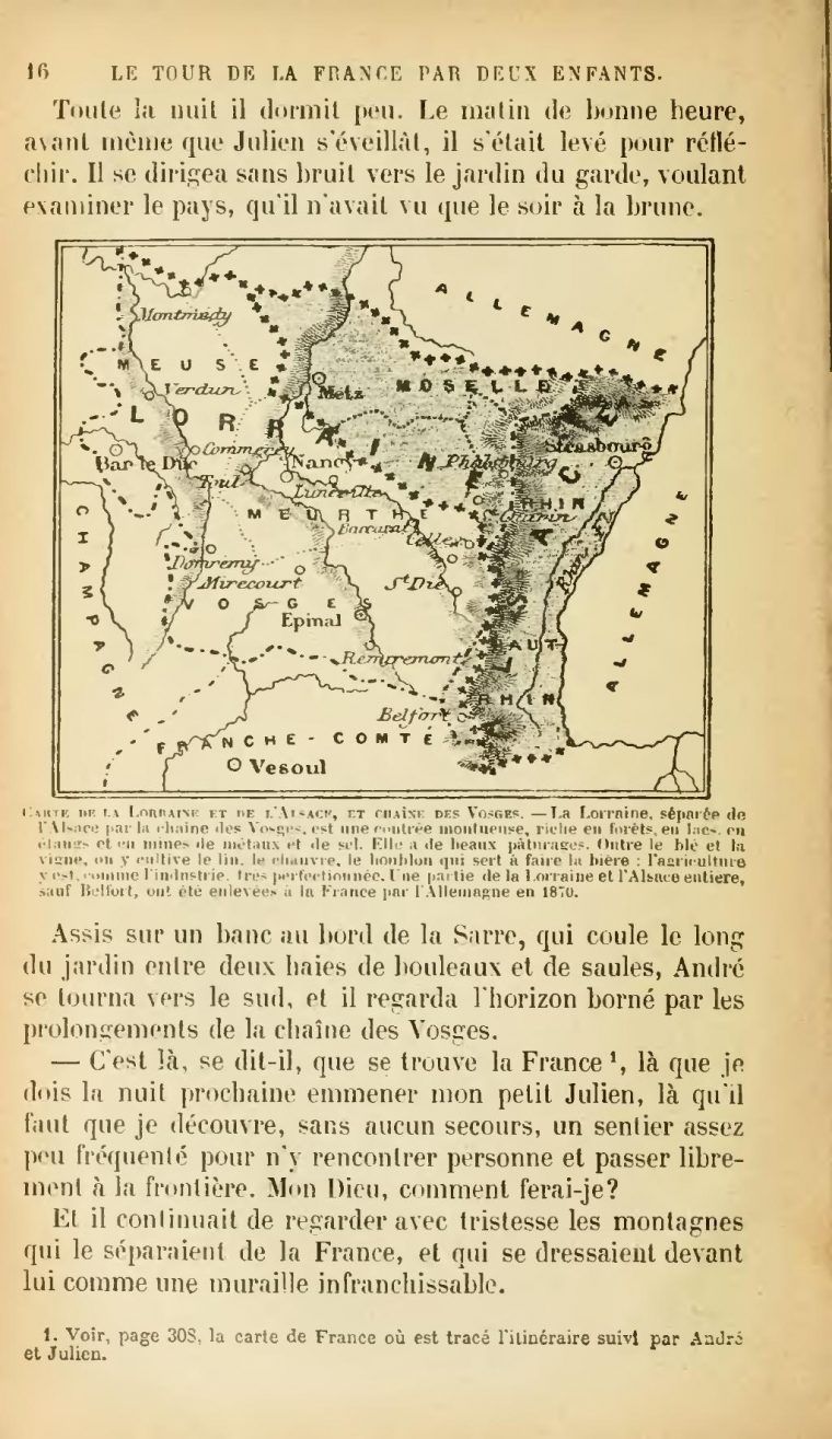 Page:g. Bruno – Le Tour De La France Par Deux Enfants, 1904 intérieur Carte De France Pour Les Enfants