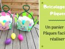 Paniers De Pâques Avec Des Lapins - encequiconcerne Bricolage Pour Paques Maternelle