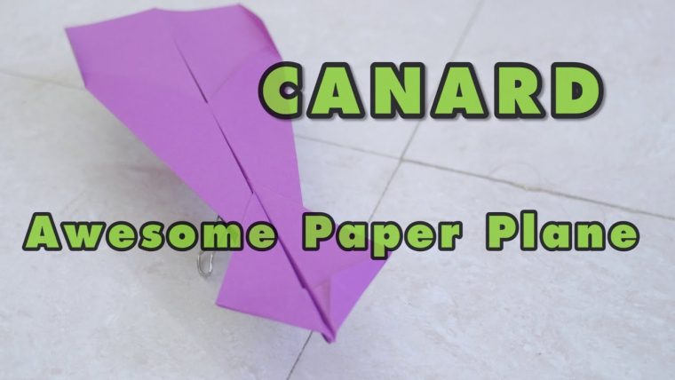 Paper Airplane Super Canard Origami Paper Plane Canard – Tutorial avec Origami Canard