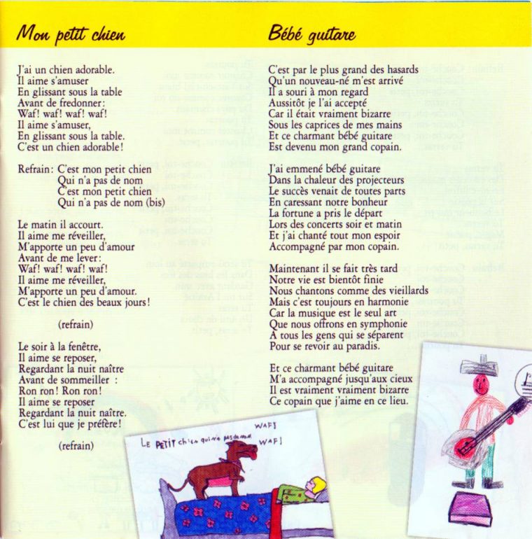 Paroles: Chansons Pour Les Enfants – 1 – Didier Jans intérieur Chanson Pour Les Animaux