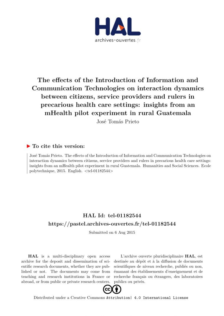 Pdf) The Effects Of The Introduction Of Rmation And destiné Police Script Ecole