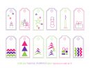 Petit Cadeau En Attendant Noël : Des Étiquettes Cadeaux tout Etiquette Noel A Imprimer
