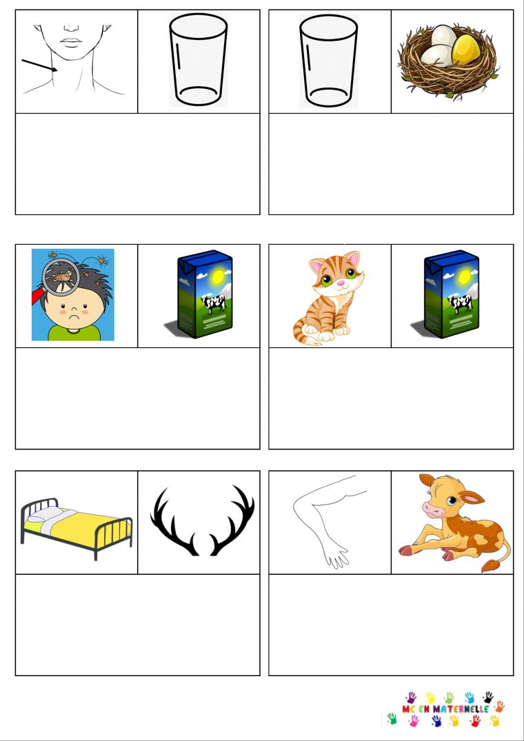 Phonologie : Les Rébus Syllabes – Mc En Maternelle destiné Jeux De Rebus