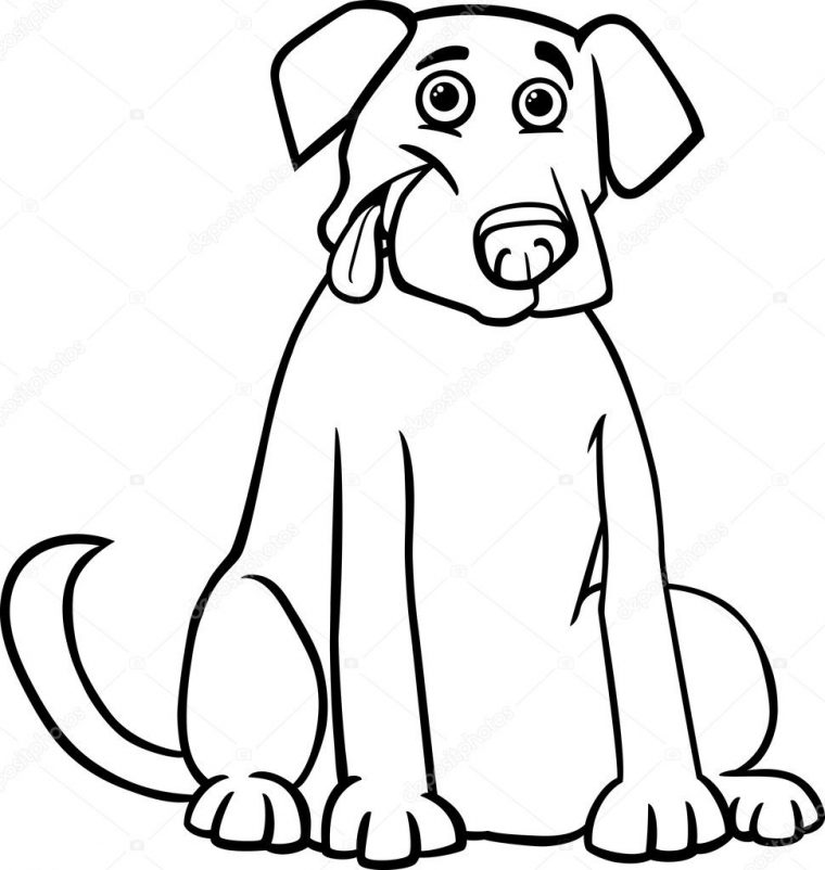 Picture: Labrador Cartoon | Labrador Retriever Cartoon For tout Coloriage Labrador