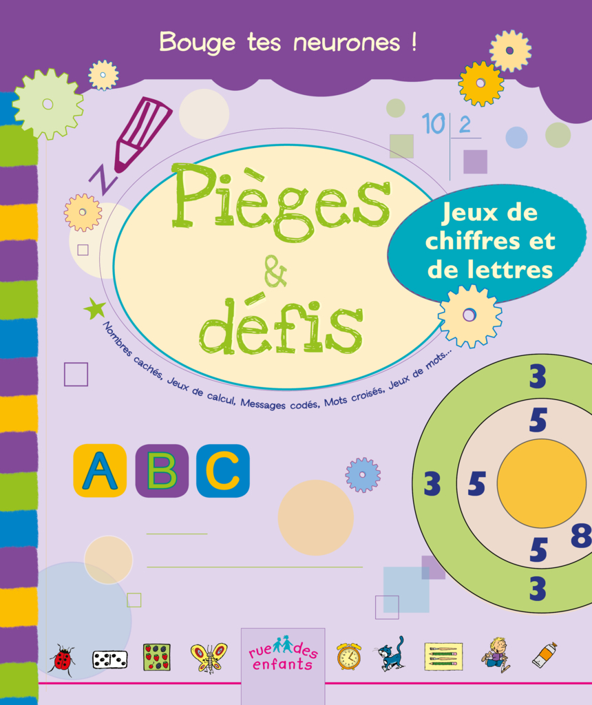 Pièges Et Défis : Jeux De Chiffres Et De Lettres, Version intérieur Jeux De Mots Enfants