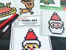 Pixel Art De Noël : 12 Modèles À Imprimer Gratuitement - Un à Pixel Art Pere Noel