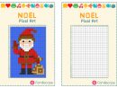 Pixel Art Noël : Père Noël avec Pixel Art Pere Noel