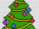 Pixel Art Sapin De Noël Par Tête À Modeler à Pixel Art Pere Noel