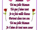 Poème À Imprimer Pour La Fête Des Mères intérieur Texte Maman Je T Aime