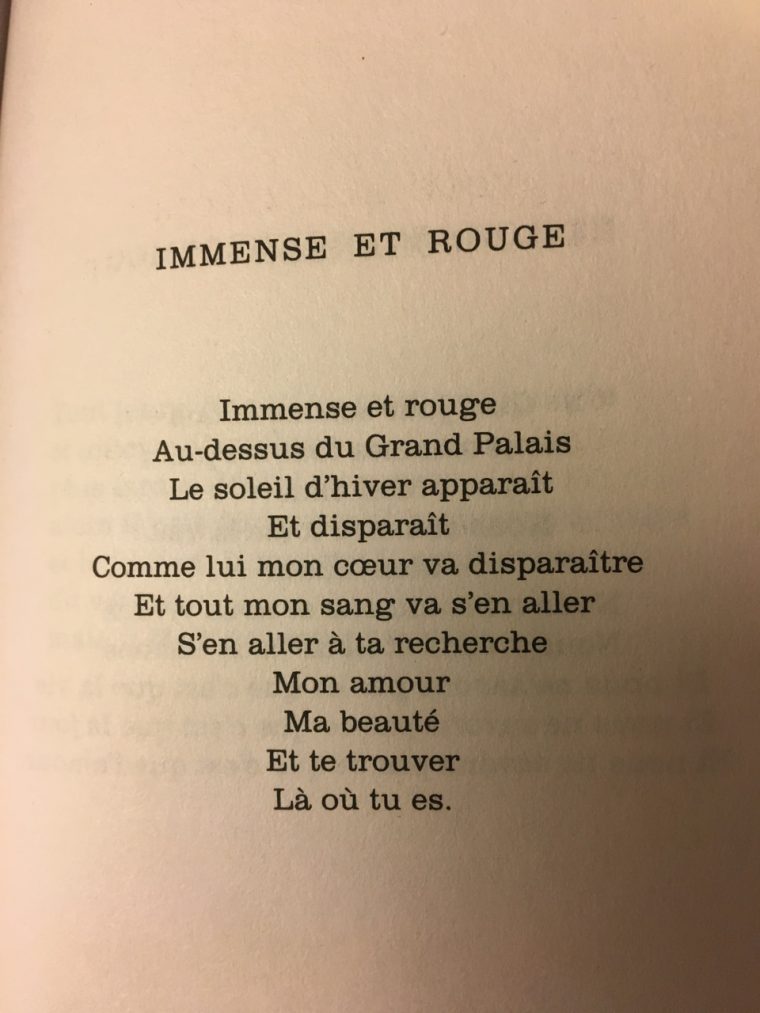 Poème De Jacques Prévert, « Immense Et Rouge ». pour Poeme De Jacque Prevert