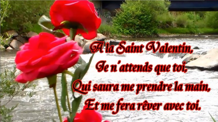 Poème De La Saint Valentin : Poésie Et Fleur À Offrir intérieur Poeme Les Fleurs