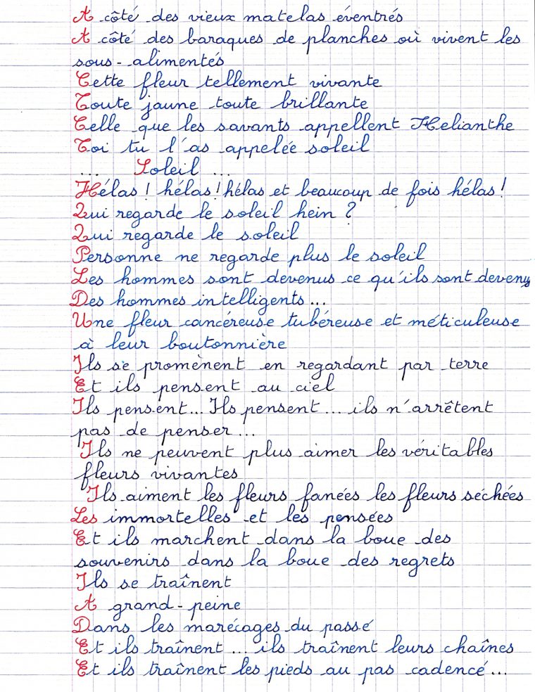 Poème De Tournesol, De Pensée,d'immortelles,de Lilas, De serapportantà Poeme De Jacque Prevert