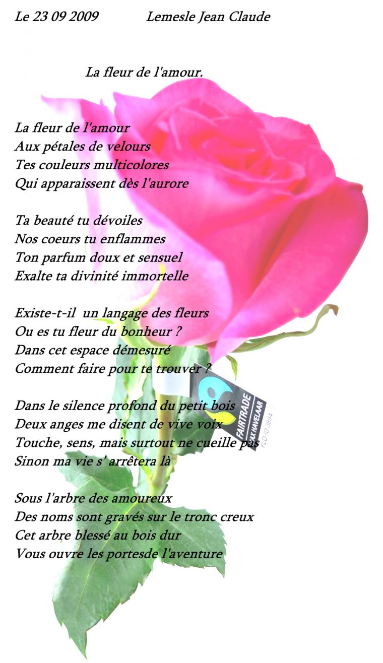 Poeme – Page 12 avec Poeme Les Fleurs