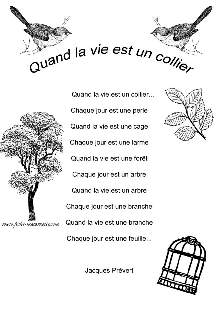 Poésie En Maternelle | Prevert Jacques, Poesie, Belles Citations pour Poeme De Jacque Prevert