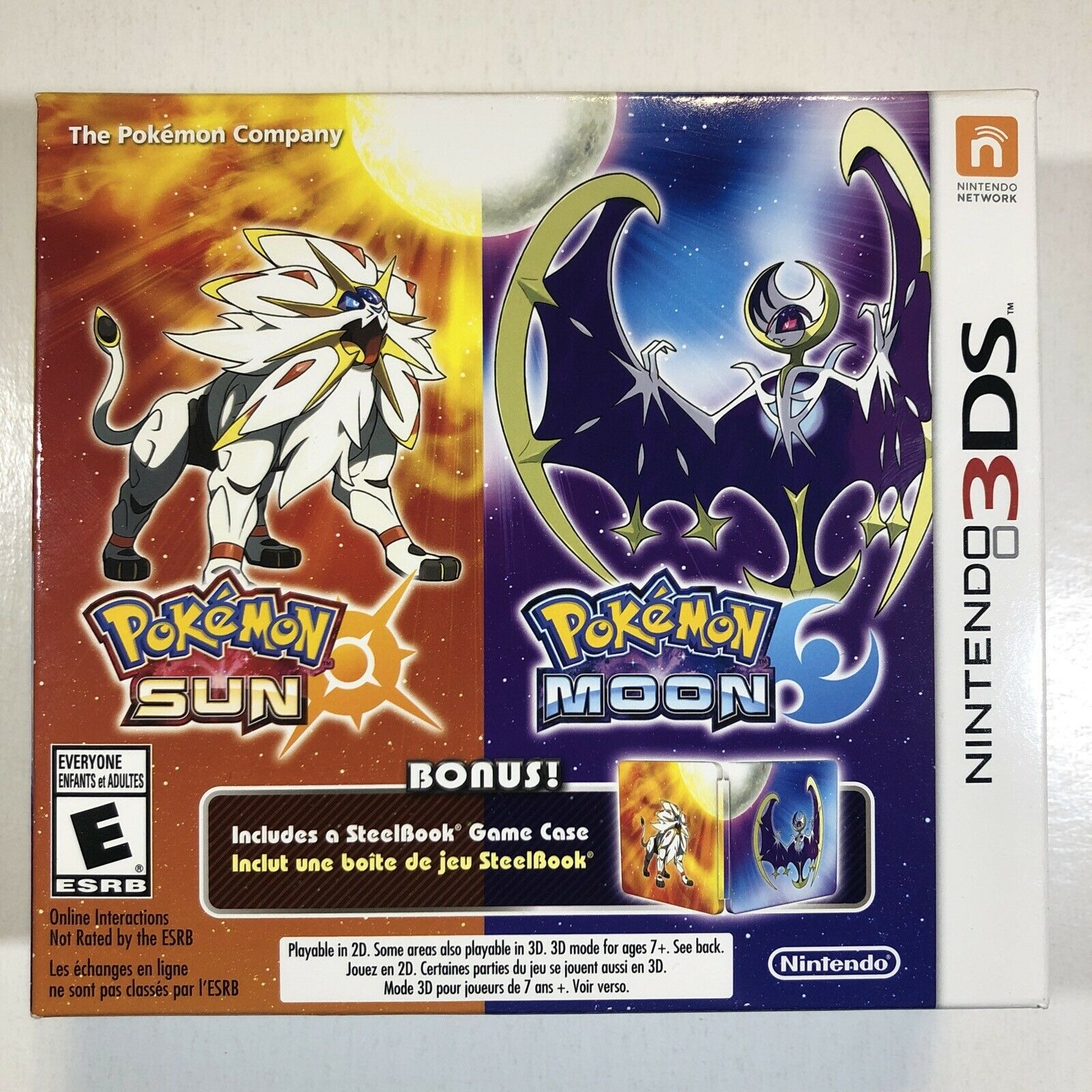 Pokémon Sun/pokémon Moon Amazon Exclusive (Nintendo 3Ds, 2016) encequiconcerne Jeu En Ligne Pour Adulte