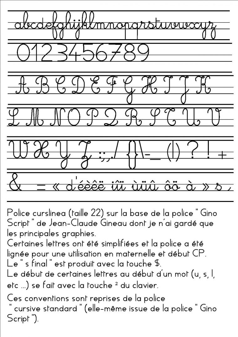 Polices De Caractere à Police Script Ecole