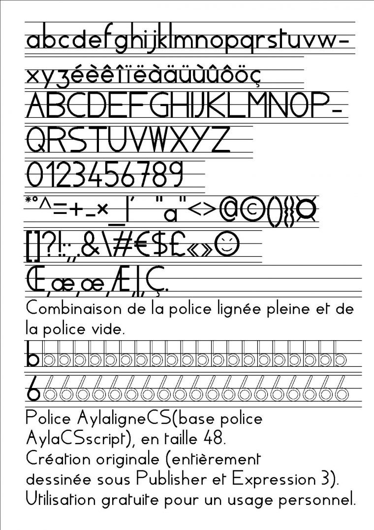 Polices De Caractere destiné Police Script Ecole
