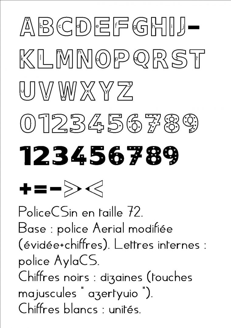 Polices De Caractere pour Police Script Ecole