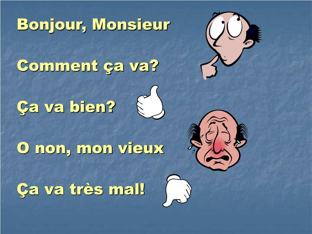 Ppt - Bonjour Monsieur Powerpoint Presentation, Free destiné Bonjour Monsieur Comment Ca Va