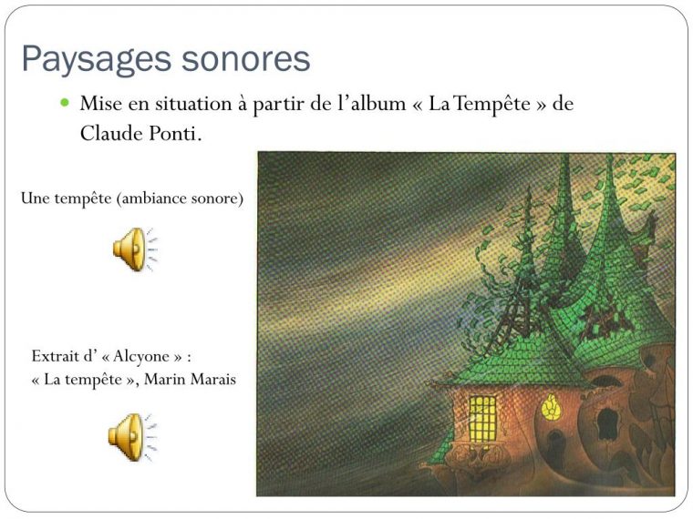 Ppt – La Sonorisation D'album Powerpoint Presentation, Free avec La Tempête Claude Ponti Ppt – La Sonorisation D'album Powerpoint Presentation, Free avec La Tempête Claude Ponti