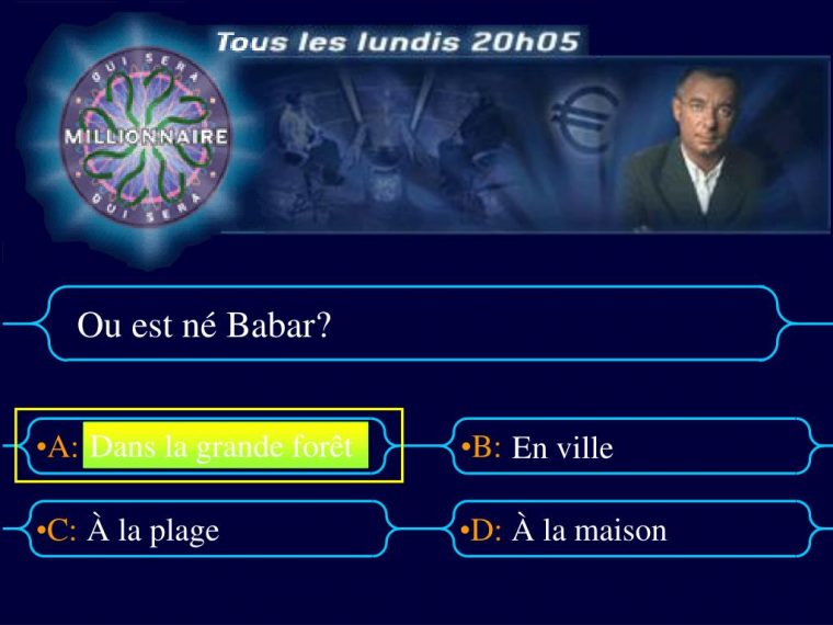 Ppt – Ou Est Né Babar? Powerpoint Presentation, Free serapportantà Singe De Babar