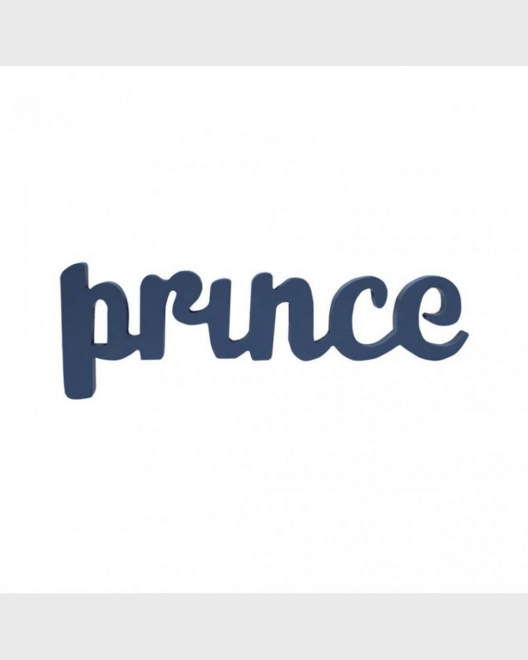 "prince" Écriture Bleu Clair Pour Chambre D'enfant – Mobili Rebecca tout Image Écriture