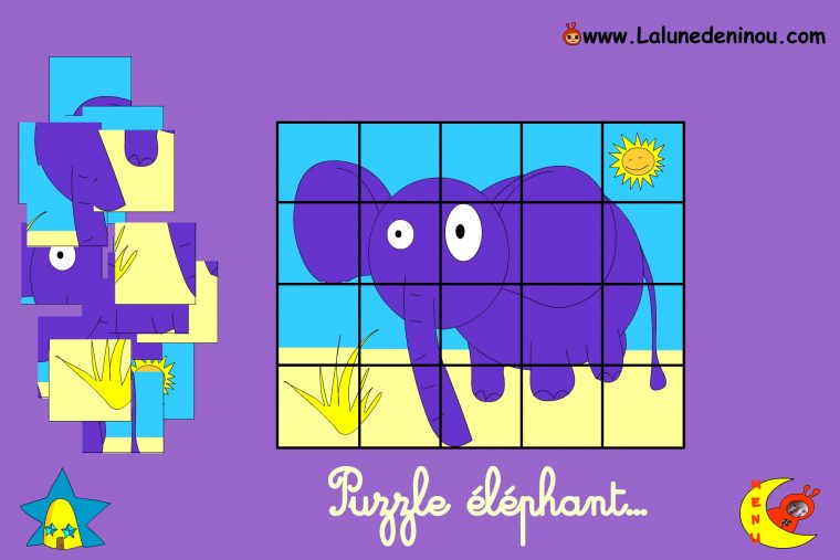 Puzzle En Ligne Pour Enfant De Maternelle – Lalunedeninou tout Jeux Enfant 3 Ans Gratuit