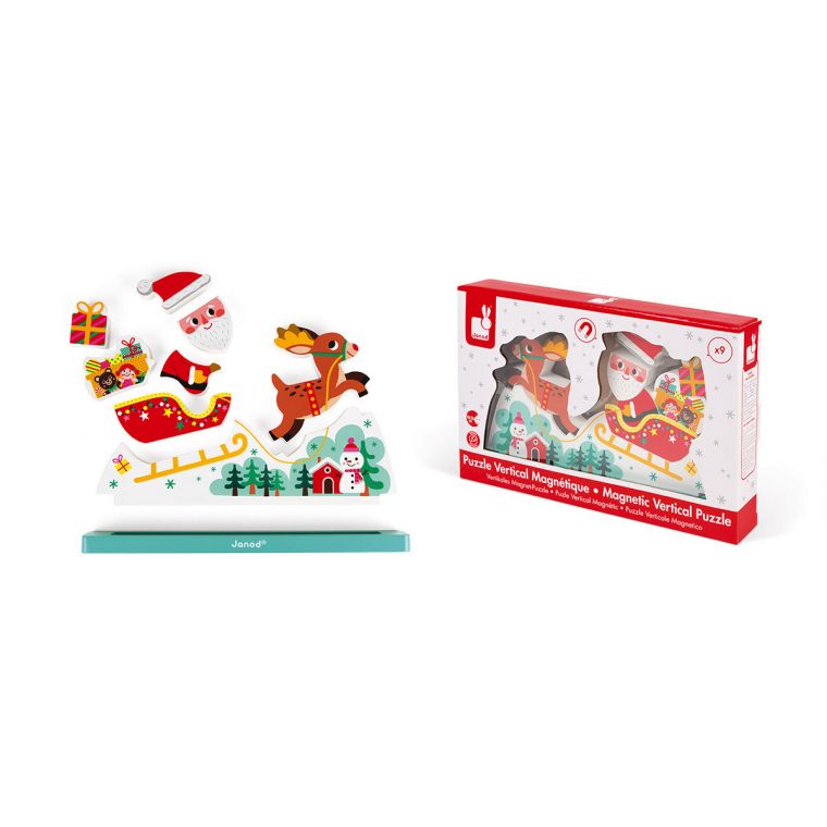 Puzzle Vertical Magnétique – Le Traîneau Du Père-Noël avec Image De Traineau Du Pere Noel