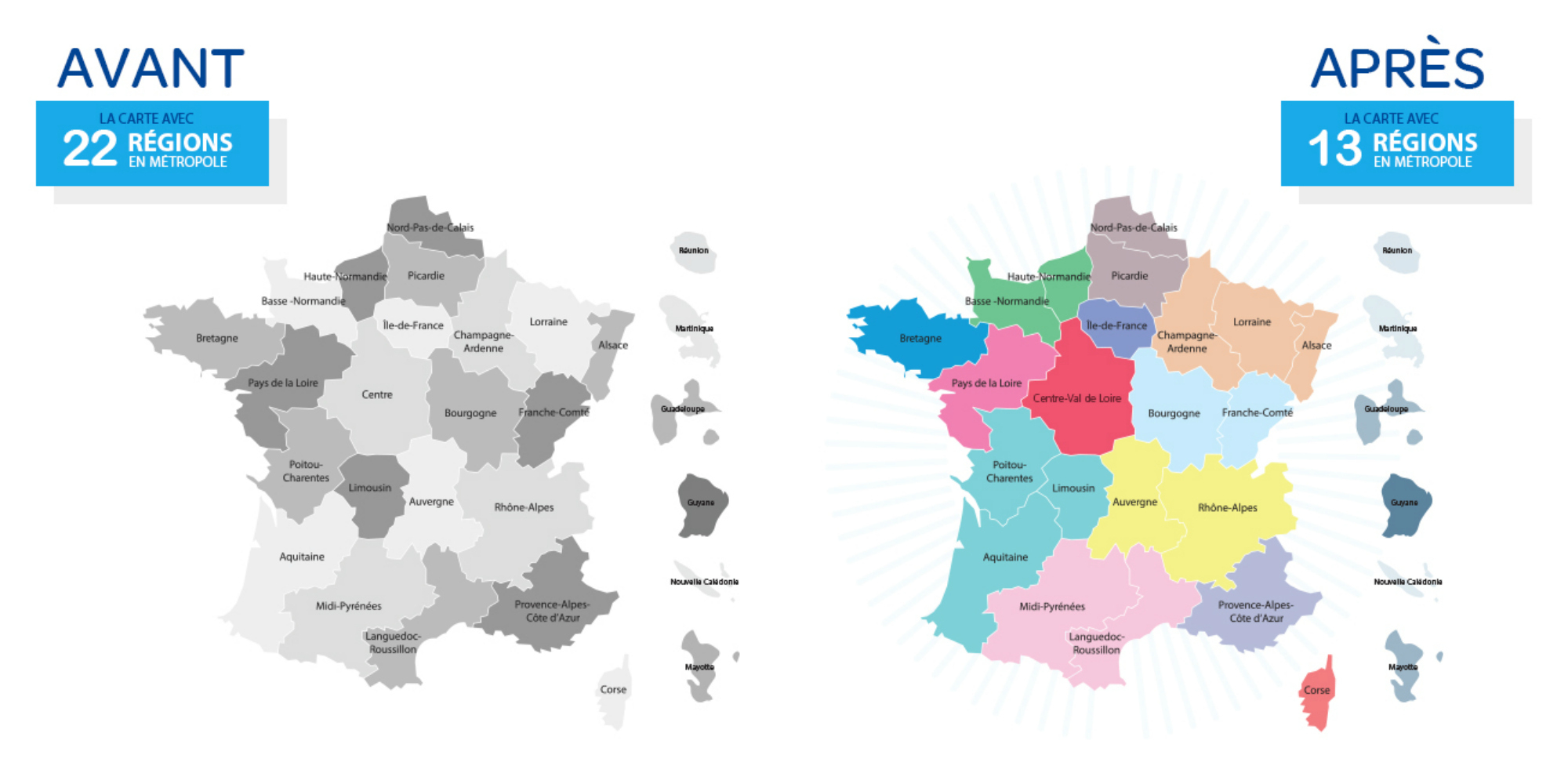 Quels Noms Pour Les Nouvelles Régions Françaises tout Carte De France Nouvelles Régions