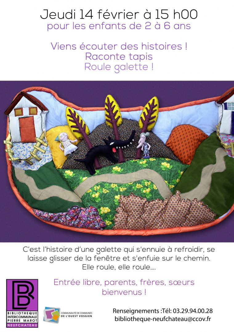 Raconte-Tapis "roule Galette" à Histoire Roule Galette