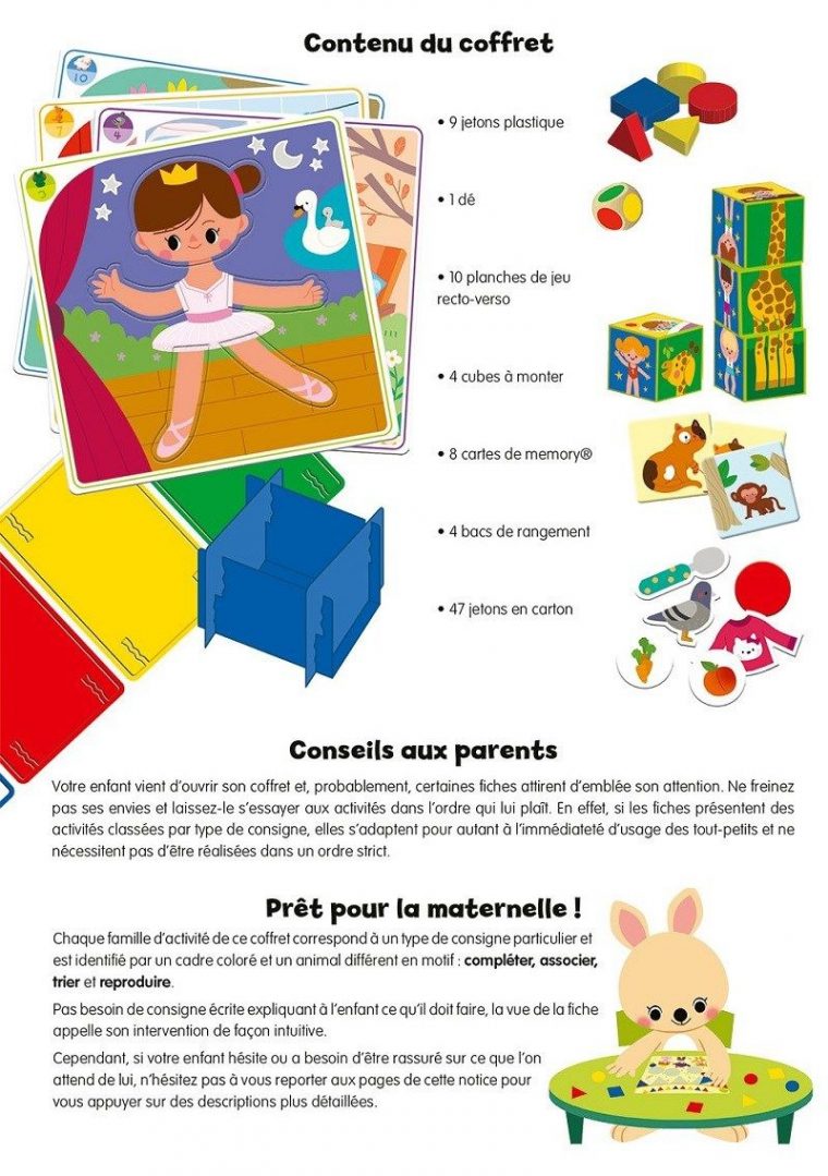 Ravensburger Prêt Pour La Maternelle ! (Jeu Educatif serapportantà Jeux Enfant Maternelle
