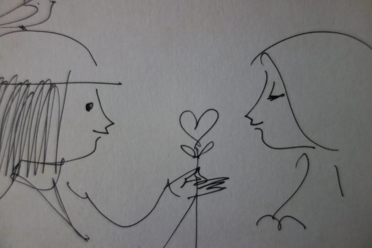 Raymond Peynet – Les Amoureux De La St Valentin, Dessin concernant Dessin Pour La Saint Valentin