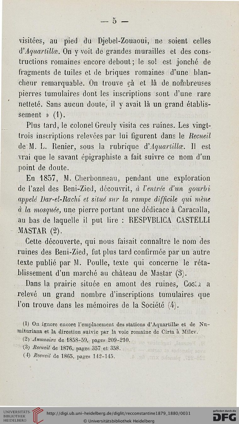 Recueil Des Notices Et Mémoires De La Société Archéologique pour Chiffres Espagnol 1 À 1000