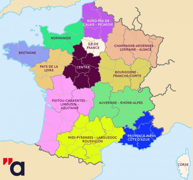 Réforme Territoriale : Les Députés Adoptent La Nouvelle à Nouvelle Carte Des Régions De France