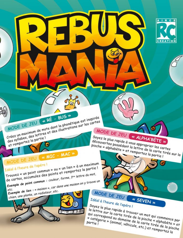 Règles Du Jeu Rebus Mania – Aircé.ch tout Jeux De Rebus