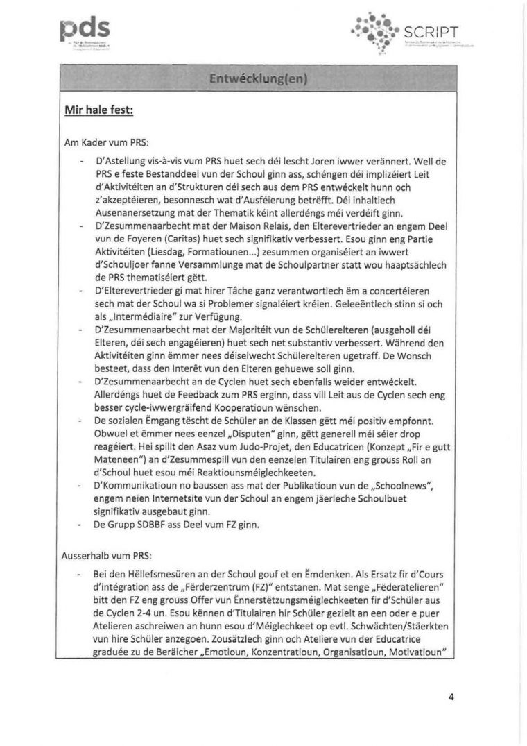 Rëmelenger Calepin. Bulletin Communal Édité Par Le Collège à Police Script Ecole