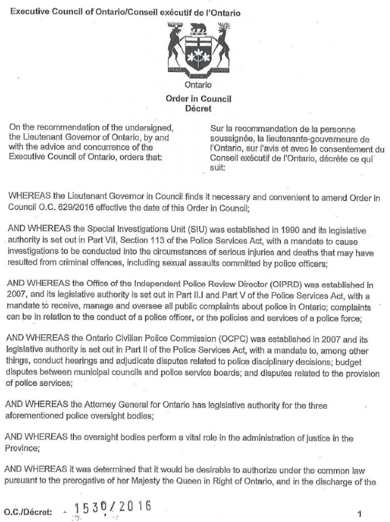 Report Of The Independent Police Oversight Review serapportantà Police Script Ecole