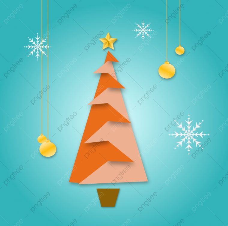 Résumé Le Sapin De Noël Créatif Style Origami, Noël, Arbre destiné Origami Sapin De Noel