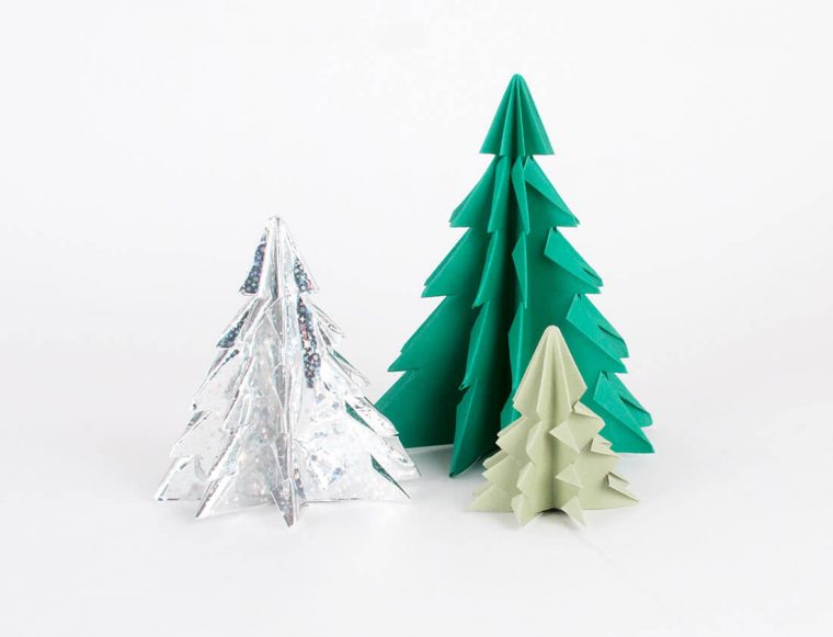 Sapin De Noël Origami : Le Tuto Beau Et Facile – My Little concernant Origami Sapin De Noel
