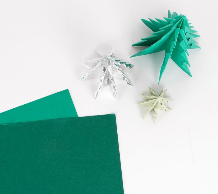 Sapin De Noël Origami : Le Tuto Beau Et Facile – My Little dedans Origami Sapin De Noel