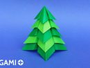 Sapin De Noël Très Facile En Origami dedans Origami Facile A Faire En Français